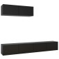 vidaXL TV-Schränke 3 Stk. Schwarz Holzwerkstoff vidaXL TV-Schränke 3 Stk. Schwarz Holzwerkstoff