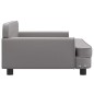 vidaXL Kindersofa Grau 90x53x30 cm Kunstleder vidaXL Kindersofa Grau 90x53x30 cm Kunstleder
