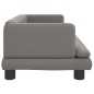 vidaXL Kindersofa Grau 80x45x30 cm Kunstleder vidaXL Kindersofa Grau 80x45x30 cm Kunstleder