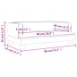 vidaXL Kindersofa Grau 80x45x30 cm Kunstleder vidaXL Kindersofa Grau 80x45x30 cm Kunstleder