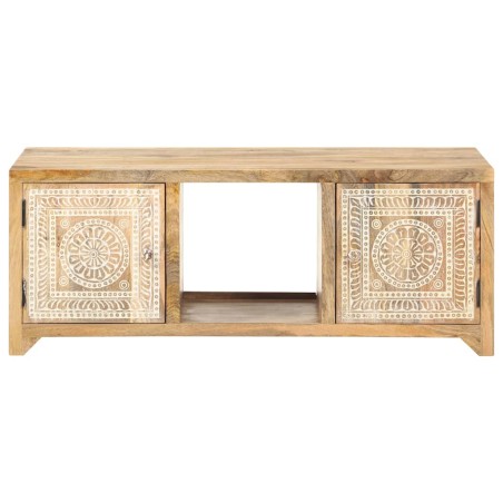 vidaXL Couchtisch 90x50x35 cm Mango Massivholz