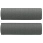 vidaXL 3-tlg. Sofagarnitur mit Kissen Dunkelgrau Stoff vidaXL 3-tlg. Sofagarnitur mit Kissen Dunkelgrau Stoff