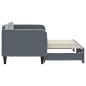 vidaXL Tagesbett Ausziehbar Dunkelgrau 80x200 cm Samt vidaXL Tagesbett Ausziehbar Dunkelgrau 80x200 cm Samt