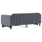 vidaXL Tagesbett Ausziehbar Dunkelgrau 80x200 cm Samt vidaXL Tagesbett Ausziehbar Dunkelgrau 80x200 cm Samt