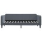 vidaXL Tagesbett Ausziehbar Dunkelgrau 80x200 cm Samt vidaXL Tagesbett Ausziehbar Dunkelgrau 80x200 cm Samt