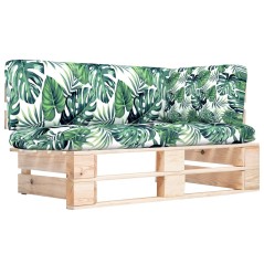 vidaXL Outdoor-Ecksofa Paletten Kiefernholz Imprägniert