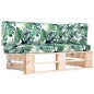 vidaXL Outdoor-Ecksofa Paletten Kiefernholz Imprägniert vidaXL Outdoor-Ecksofa Paletten Kiefernholz Imprägniert