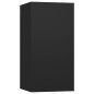 vidaXL 4-tlg. TV-Schrank-Set Schwarz Holzwerkstoff vidaXL 4-tlg. TV-Schrank-Set Schwarz Holzwerkstoff