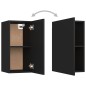 vidaXL 4-tlg. TV-Schrank-Set Schwarz Holzwerkstoff vidaXL 4-tlg. TV-Schrank-Set Schwarz Holzwerkstoff