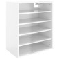 vidaXL Schuhschrank Hochglanz-Weiß 60x35x70 cm Holzwerkstoff vidaXL Schuhschrank Hochglanz-Weiß 60x35x70 cm Holzwerkstoff