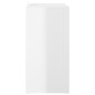 vidaXL Schuhschrank Hochglanz-Weiß 60x35x70 cm Holzwerkstoff vidaXL Schuhschrank Hochglanz-Weiß 60x35x70 cm Holzwerkstoff