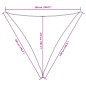 vidaXL Sonnensegel Oxford-Gewebe Dreieckig 5x5x5 m Orange vidaXL Sonnensegel Oxford-Gewebe Dreieckig 5x5x5 m Orange