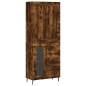 Highboard Räuchereiche 69,5x34x180 cm Holzwerkstoff Highboard Räuchereiche 69,5x34x180 cm Holzwerkstoff