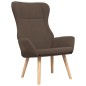 vidaXL Relaxsessel mit Hocker Taupe Stoff vidaXL Relaxsessel mit Hocker Taupe Stoff