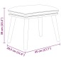 vidaXL Relaxsessel mit Hocker Taupe Stoff vidaXL Relaxsessel mit Hocker Taupe Stoff