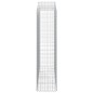 vidaXL Gabionen mit Hochbogen 7 Stk. 200x50x200/220cm Verzinktes Eisen