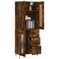 Highboard Räuchereiche 69,5x34x180 cm Holzwerkstoff Highboard Räuchereiche 69,5x34x180 cm Holzwerkstoff