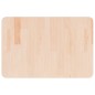 vidaXL Waschtischplatte 60x40x1,5 cm Massivholz Unbehandelt vidaXL Waschtischplatte 60x40x1,5 cm Massivholz Unbehandelt