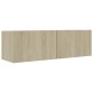 8-tlg. TV-Schrank-Set Sonoma-Eiche Holzwerkstoff 8-tlg. TV-Schrank-Set Sonoma-Eiche Holzwerkstoff