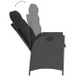 vidaXL 5-tlg. Garten-Essgruppe mit Kissen Schwarz Poly Rattan vidaXL 5-tlg. Garten-Essgruppe mit Kissen Schwarz Poly Rattan
