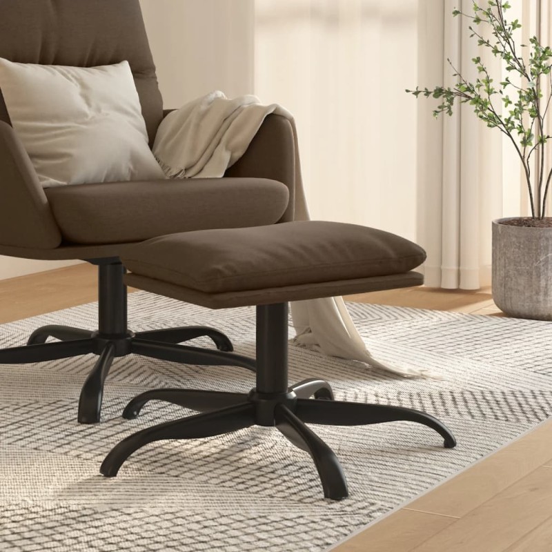 vidaXL Fußhocker Braun 60x60x36 cm Stoff vidaXL Fußhocker Braun 60x60x36 cm Stoff