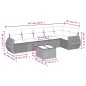 vidaXL 7-tlg. Garten-Sofagarnitur mit Kissen Hellgrau Poly Rattan vidaXL 7-tlg. Garten-Sofagarnitur mit Kissen Hellgrau Poly Rattan
