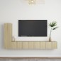 vidaXL 3-tlg. TV-Schrank-Set Sonoma-Eiche Holzwerkstoff vidaXL 3-tlg. TV-Schrank-Set Sonoma-Eiche Holzwerkstoff