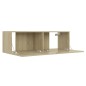 vidaXL 3-tlg. TV-Schrank-Set Sonoma-Eiche Holzwerkstoff vidaXL 3-tlg. TV-Schrank-Set Sonoma-Eiche Holzwerkstoff