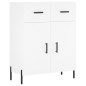Highboard Weiß 69,5x34x180 cm Holzwerkstoff Highboard Weiß 69,5x34x180 cm Holzwerkstoff