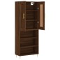 Highboard Braun Eichen-Optik 69,5x34x180 cm Holzwerkstoff Highboard Braun Eichen-Optik 69,5x34x180 cm Holzwerkstoff