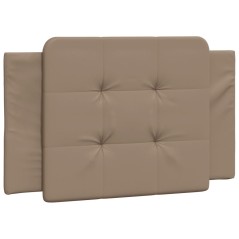 vidaXL Kopfteil-Kissen Cappuccino-Braun 90 cm Kunstleder