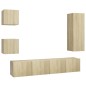 vidaXL 5-tlg. TV-Schrank-Sets Sonoma-Eiche Holzwerkstoff vidaXL 5-tlg. TV-Schrank-Sets Sonoma-Eiche Holzwerkstoff