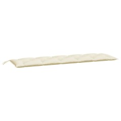 vidaXL Gartenbank-Auflage Creme 180x50x7 cm Oxford-Gewebe