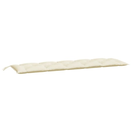 vidaXL Gartenbank-Auflage Creme 180x50x7 cm Oxford-Gewebe