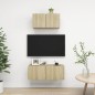 2-tlg. TV-Schrank-Set Sonoma-Eiche Holzwerkstoff 2-tlg. TV-Schrank-Set Sonoma-Eiche Holzwerkstoff