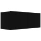 vidaXL 7-tlg. TV-Schrank-Set Schwarz Holzwerkstoff vidaXL 7-tlg. TV-Schrank-Set Schwarz Holzwerkstoff