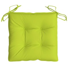 vidaXL Stuhlkissen 2 Stk. Hellgrün 40x40x7 cm Oxford-Gewebe