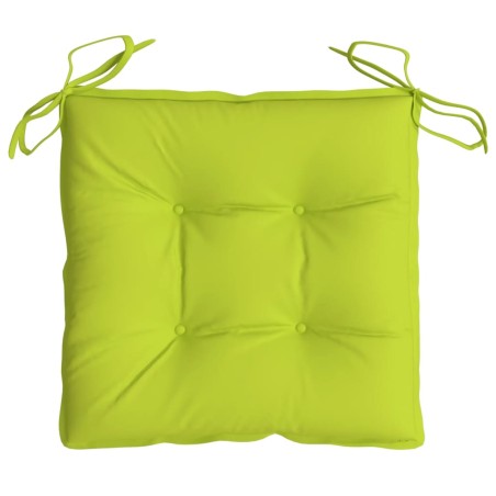 vidaXL Stuhlkissen 2 Stk. Hellgrün 40x40x7 cm Oxford-Gewebe