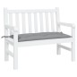 vidaXL Gartenbank-Auflage Grau 100x50x7 cm Oxford-Gewebe
