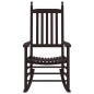 vidaXL Schaukelstühle mit Gebogenen Sitzen 2 Stk. Braun Pappelholz vidaXL Schaukelstühle mit Gebogenen Sitzen 2 Stk. Braun Pappelholz