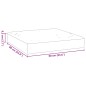 vidaXL Palettenkissen Knallgrün 60x60x8 cm Oxford-Gewebe