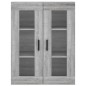 vidaXL Highboard Grau Sonoma 69,5x34x180 cm Holzwerkstoff vidaXL Highboard Grau Sonoma 69,5x34x180 cm Holzwerkstoff