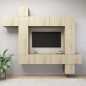 vidaXL 9-tlg. TV-Schrank-Set Sonoma-Eiche Holzwerkstoff vidaXL 9-tlg. TV-Schrank-Set Sonoma-Eiche Holzwerkstoff