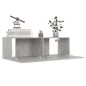TV-Schränke 4 Stk. Betongrau 100x30x30 cm Holzwerkstoff TV-Schränke 4 Stk. Betongrau 100x30x30 cm Holzwerkstoff