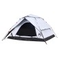 vidaXL Kuppel-Campingzelt 4 Personen Weiß Verdunkelt Quick Release vidaXL Kuppel-Campingzelt 4 Personen Weiß Verdunkelt Quick Release