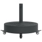 vidaXL Sonnenschirmständer mit Rollen für Ø38/48 mm Mast 27 kg Rund vidaXL Sonnenschirmständer mit Rollen für Ø38/48 mm Mast 27 kg Rund