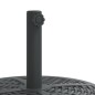 vidaXL Sonnenschirmständer mit Rollen für Ø38/48 mm Mast 27 kg Rund vidaXL Sonnenschirmständer mit Rollen für Ø38/48 mm Mast 27 kg Rund