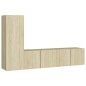 3-tlg. TV-Schrank-Set Sonoma-Eiche Holzwerkstoff 3-tlg. TV-Schrank-Set Sonoma-Eiche Holzwerkstoff