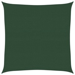 vidaXL Sonnensegel 160 g/m² Dunkelgrün 4x4 m HDPE
