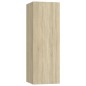 10-tlg. TV-Schrank-Set Sonoma-Eiche Holzwerkstoff 10-tlg. TV-Schrank-Set Sonoma-Eiche Holzwerkstoff